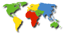 世界地圖︰平面版