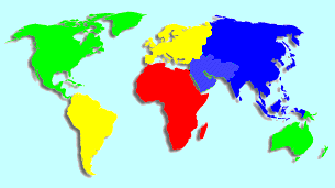 平面世界地圖